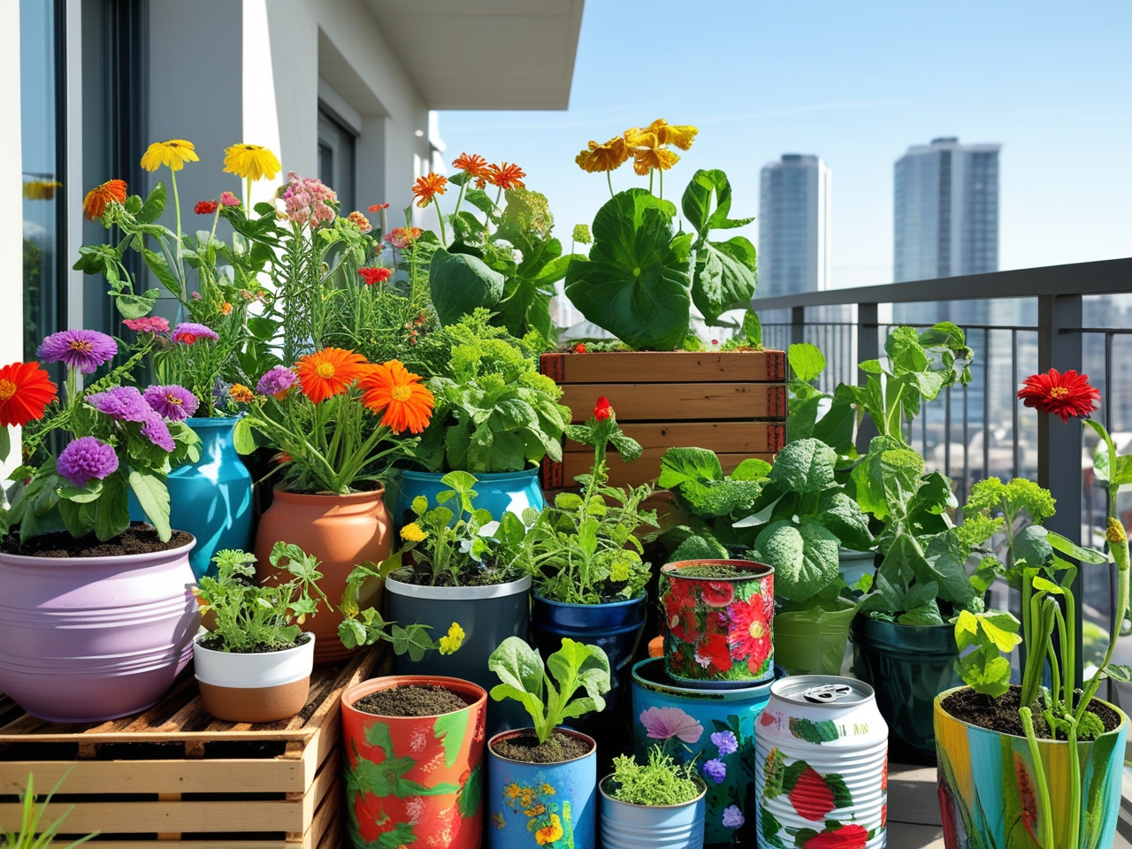 Leonardo_Phoenix_10_A_vibrant_urban_balcony_with_a_variety_of_0