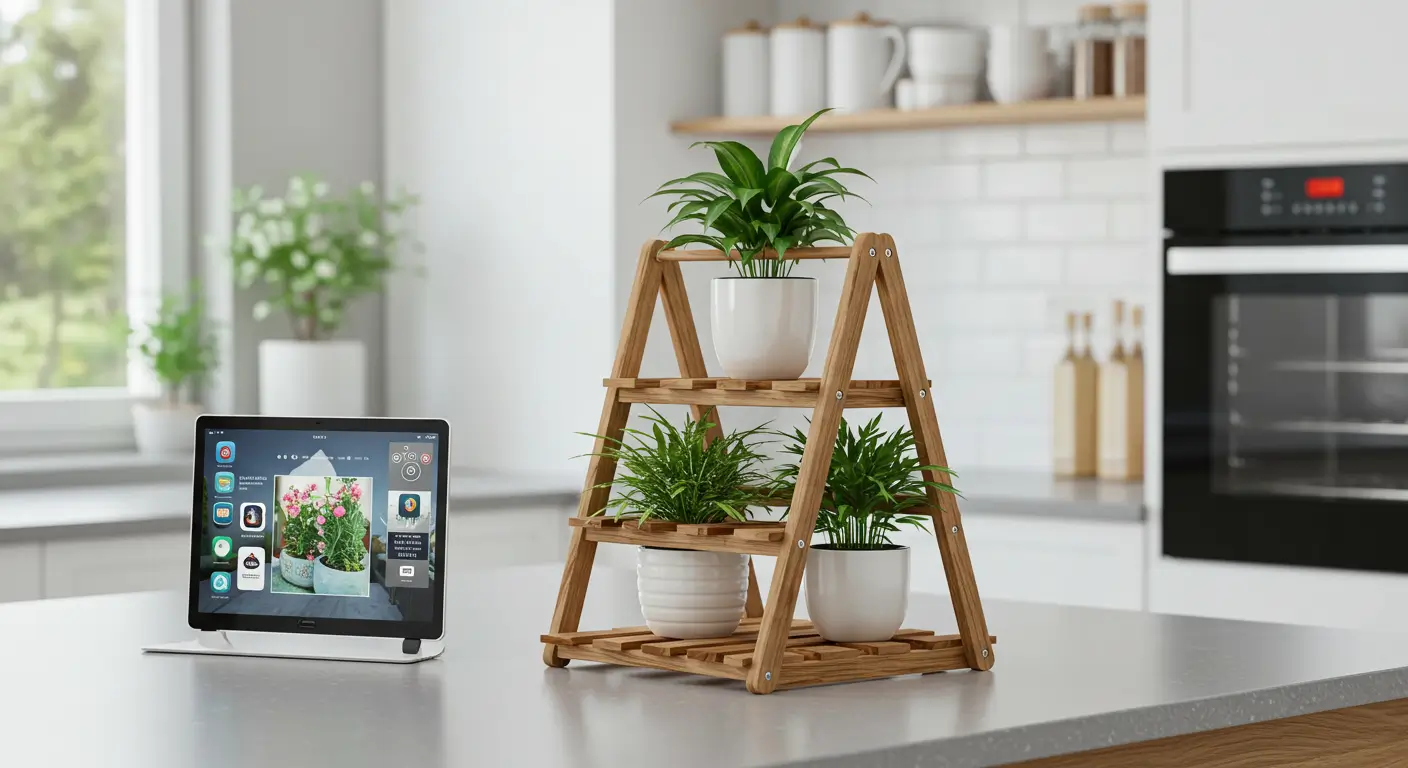 tall plant stand