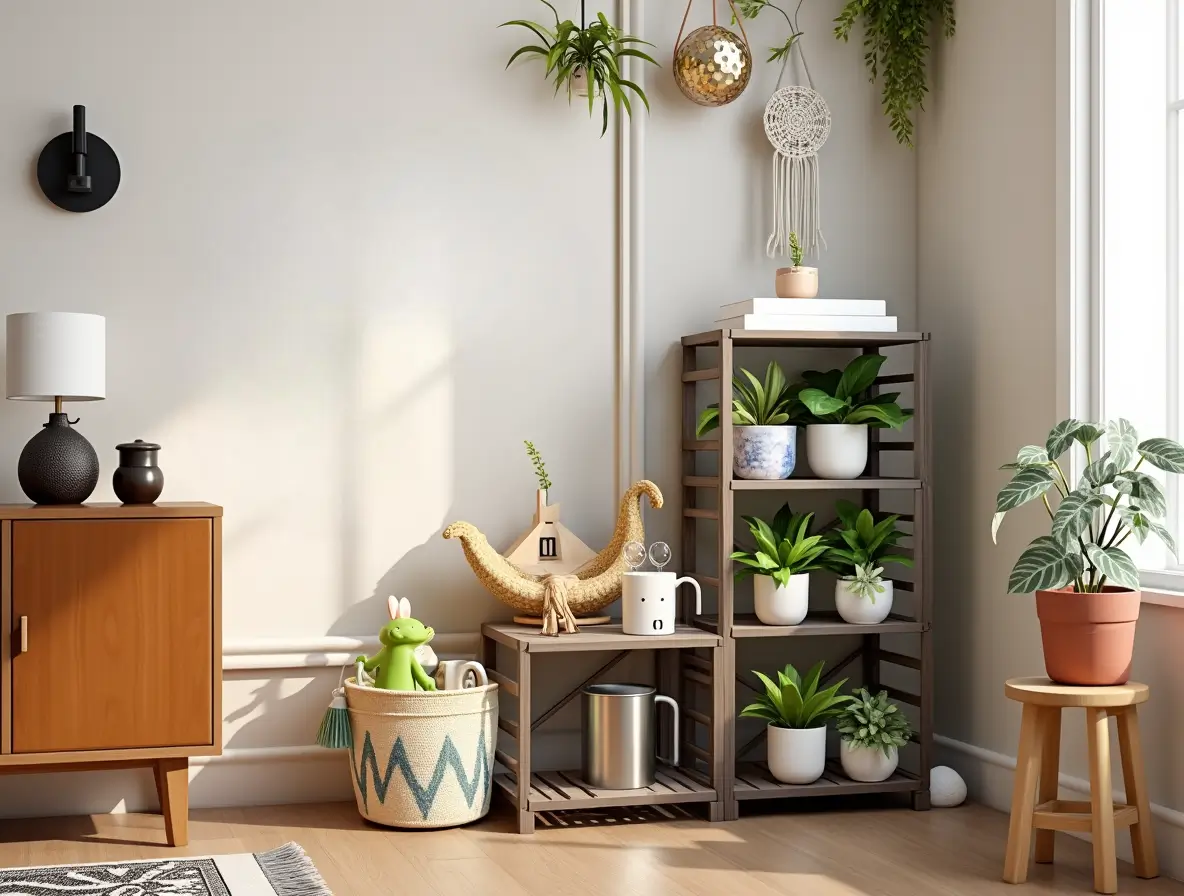tall plant stand indoor