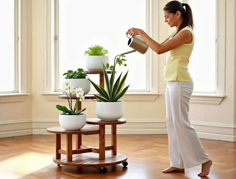 tiered plant stand