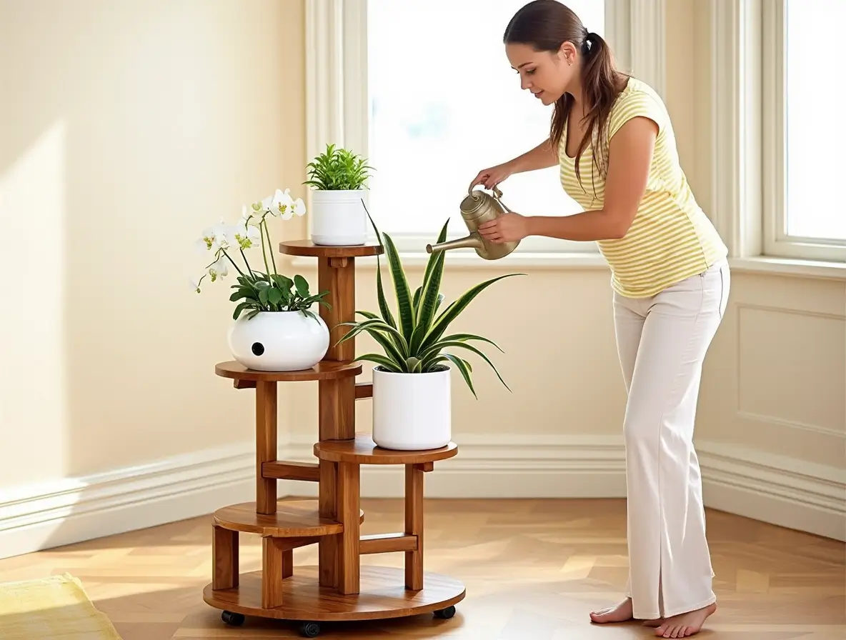tiered plant stand