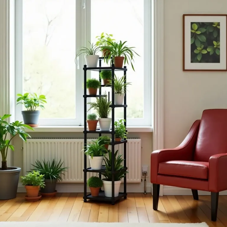 plant stand with grow lights